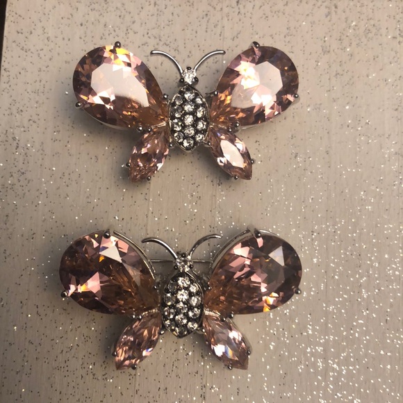 None Jewelry - Sterling Silver butterfly pins